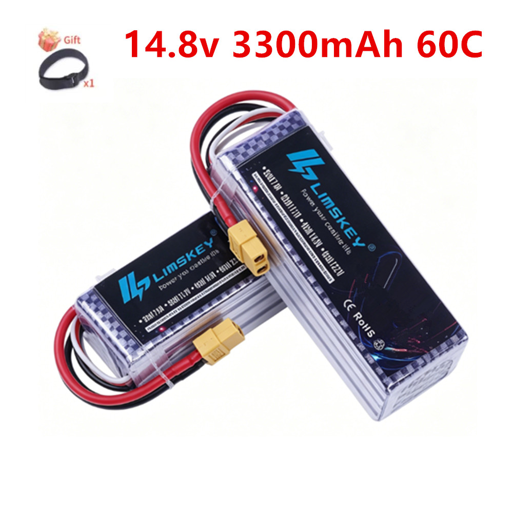 Rc Hobby Hub - 4S LiPo Battery 14.8V 3300mAh 60C/80C