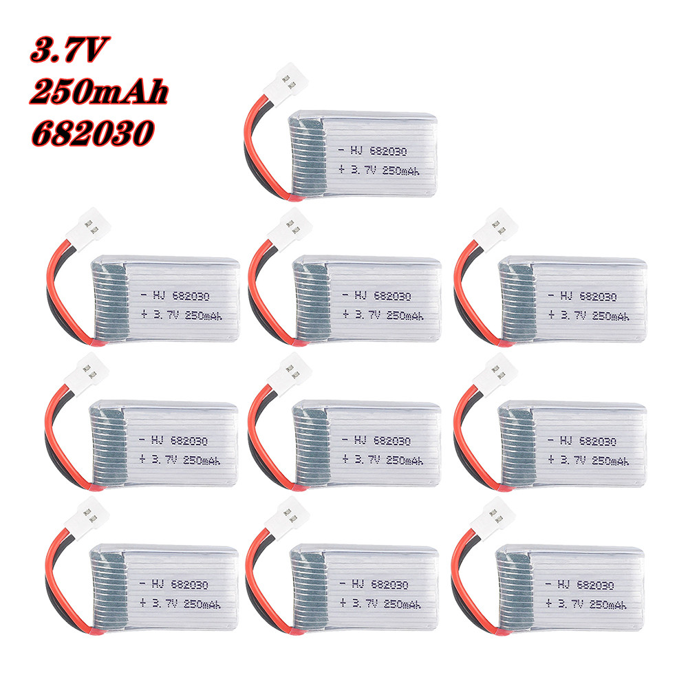 Rc Hobby Hub - 4/5/10pcs High Rate 3.7V 250mAh 682030
