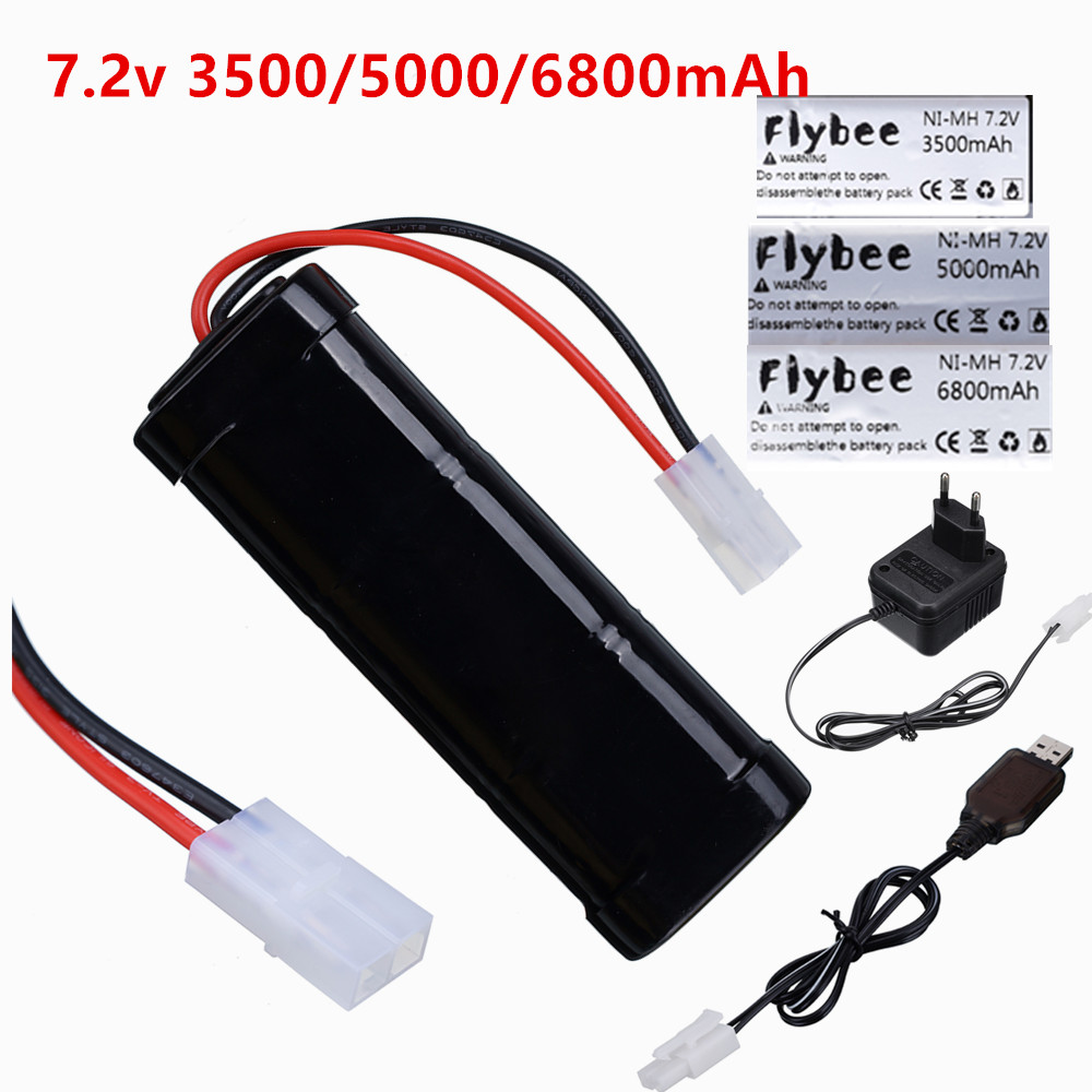 Rc Hobby Hub - New 7.2V Battery 5000/6800mAh NiMH battery