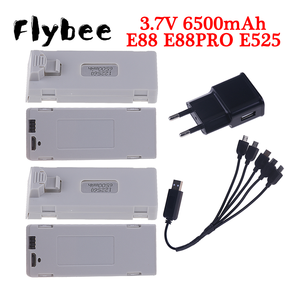 Rc Hobby Hub - Original E88 Battery 3.7V 6500mAh Lipo