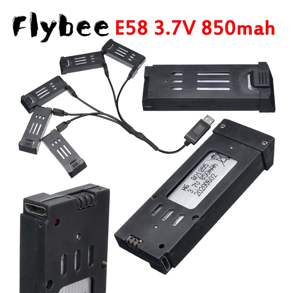 Rc Hobby Hub - 3.7V 850mAh RC Drone Battery for