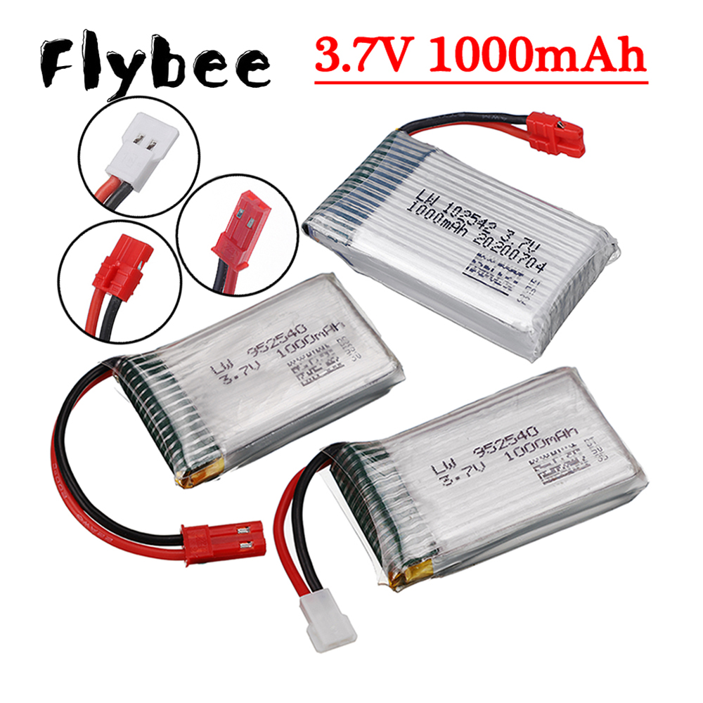 Rc Hobby Hub - 3.7V 1000mah Lipo Battery For Syma