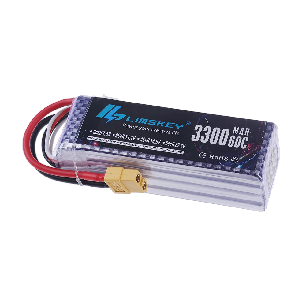 4S LiPo Battery 14.8V 3300mAh  - Rc Hobby Hub ulasan dan harga