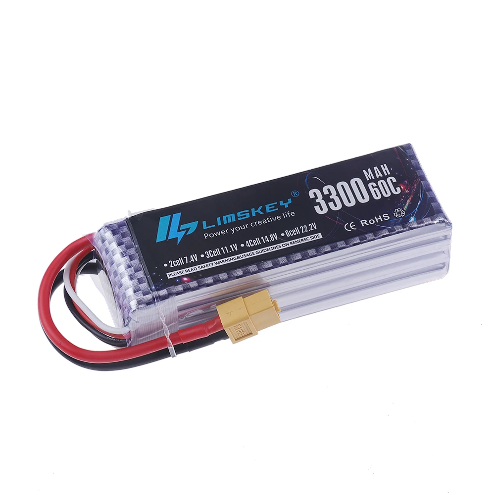 4S LiPo Battery 14.8V 3300mAh  - Rc Hobby Hub ulasan dan harga