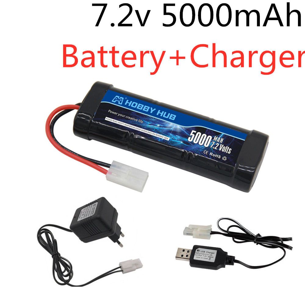 7.2V 5000mAh Ni-MH Battery Pac - Rc Hobby Hub ulasan dan harga