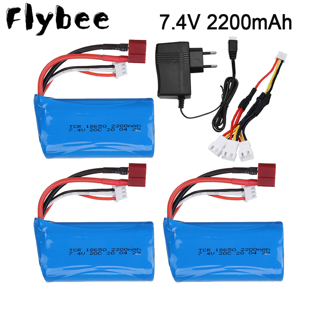 7.4V 2200mAh 18650 Lipo Batery - Rc Hobby Hub ulasan dan harga