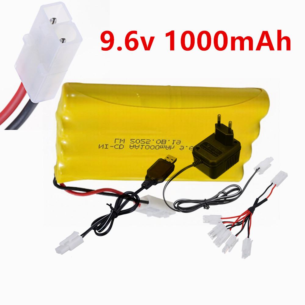 9.6v 1000mAh Ni-CD AA Recharge - Rc Hobby Hub ulasan dan harga