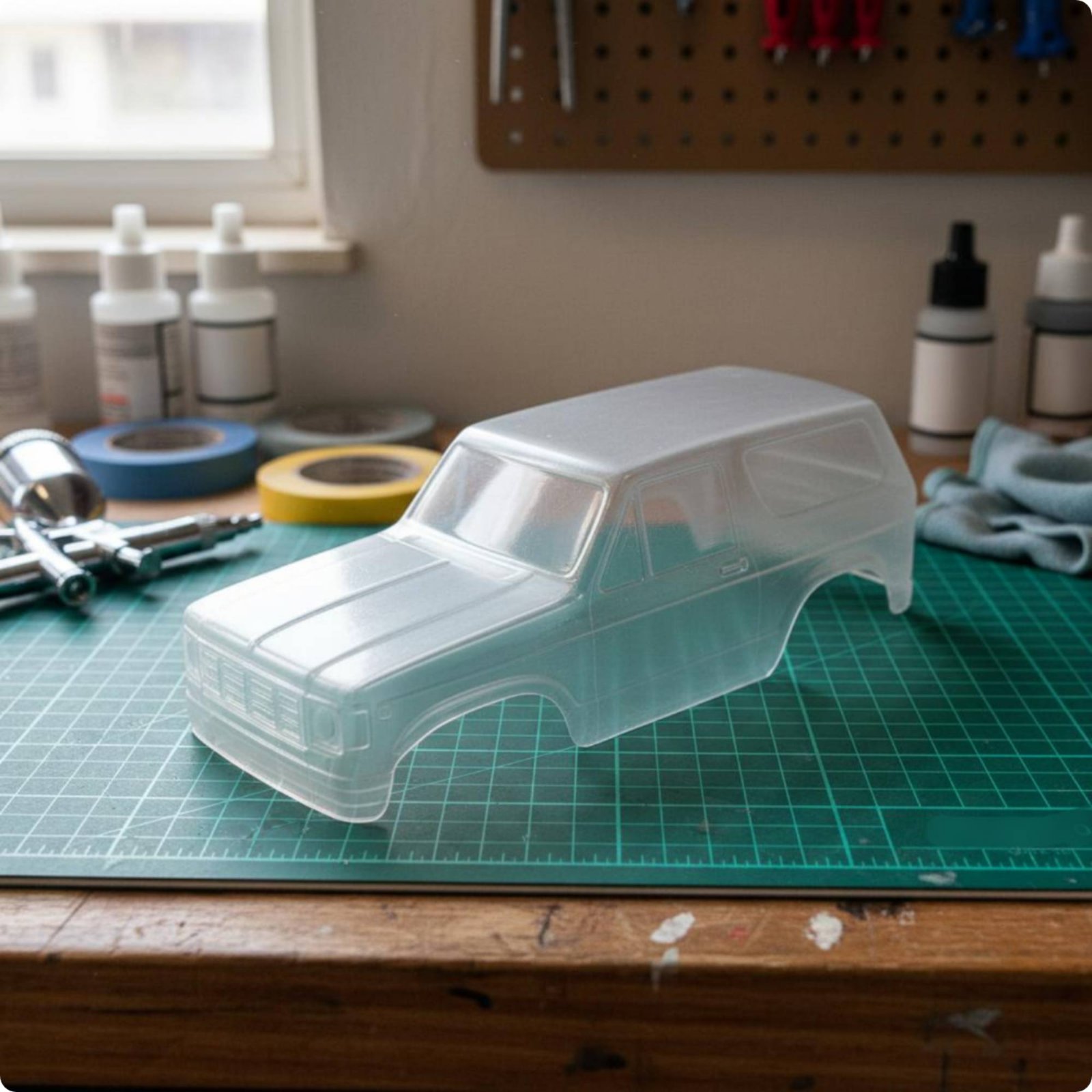Clear RC Body Shell Paintable  - Body Shell Rc ulasan dan harga