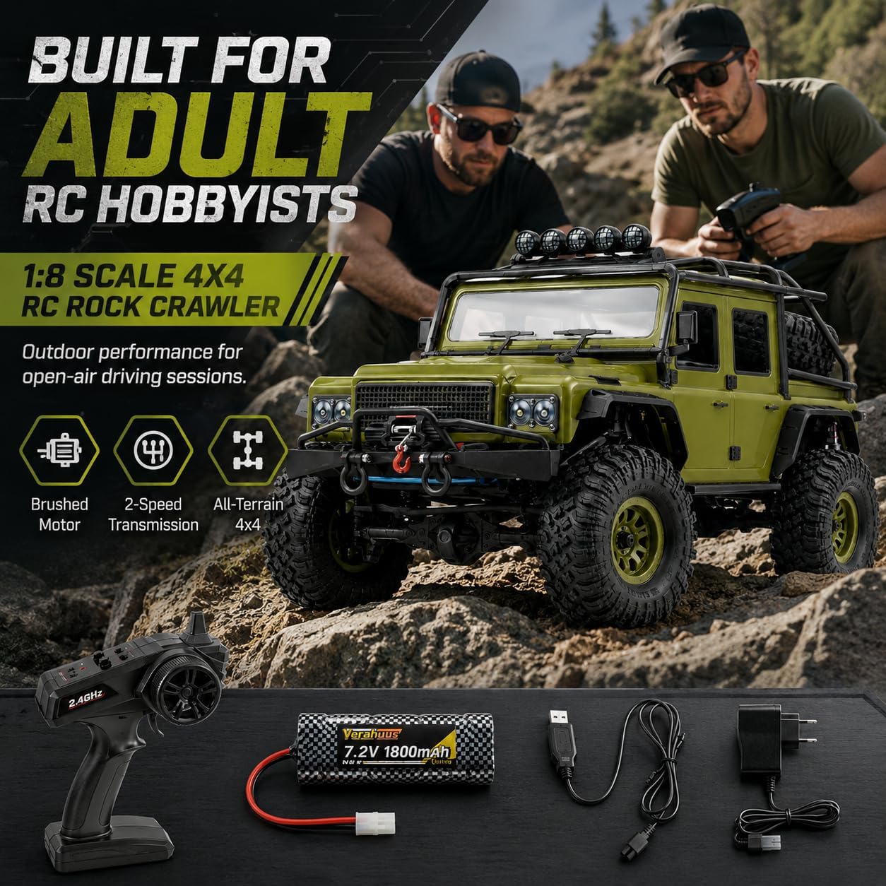 Remote Control Truck for Adult - Rc Hobby Grade Crawler ulasan dan harga