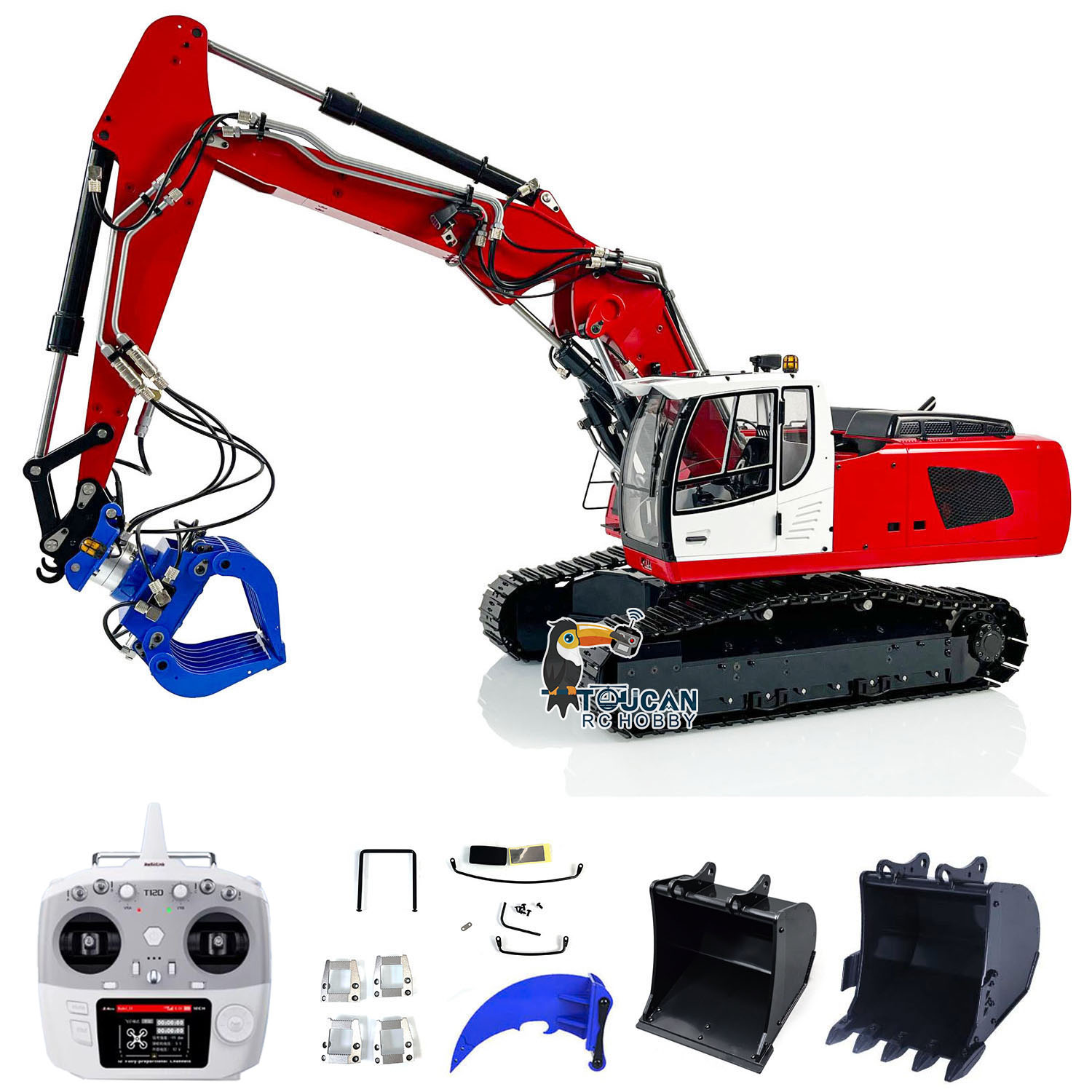 3 Arms 1/14 Hydraulic RC Excav - Rc Hobby Track ulasan dan harga