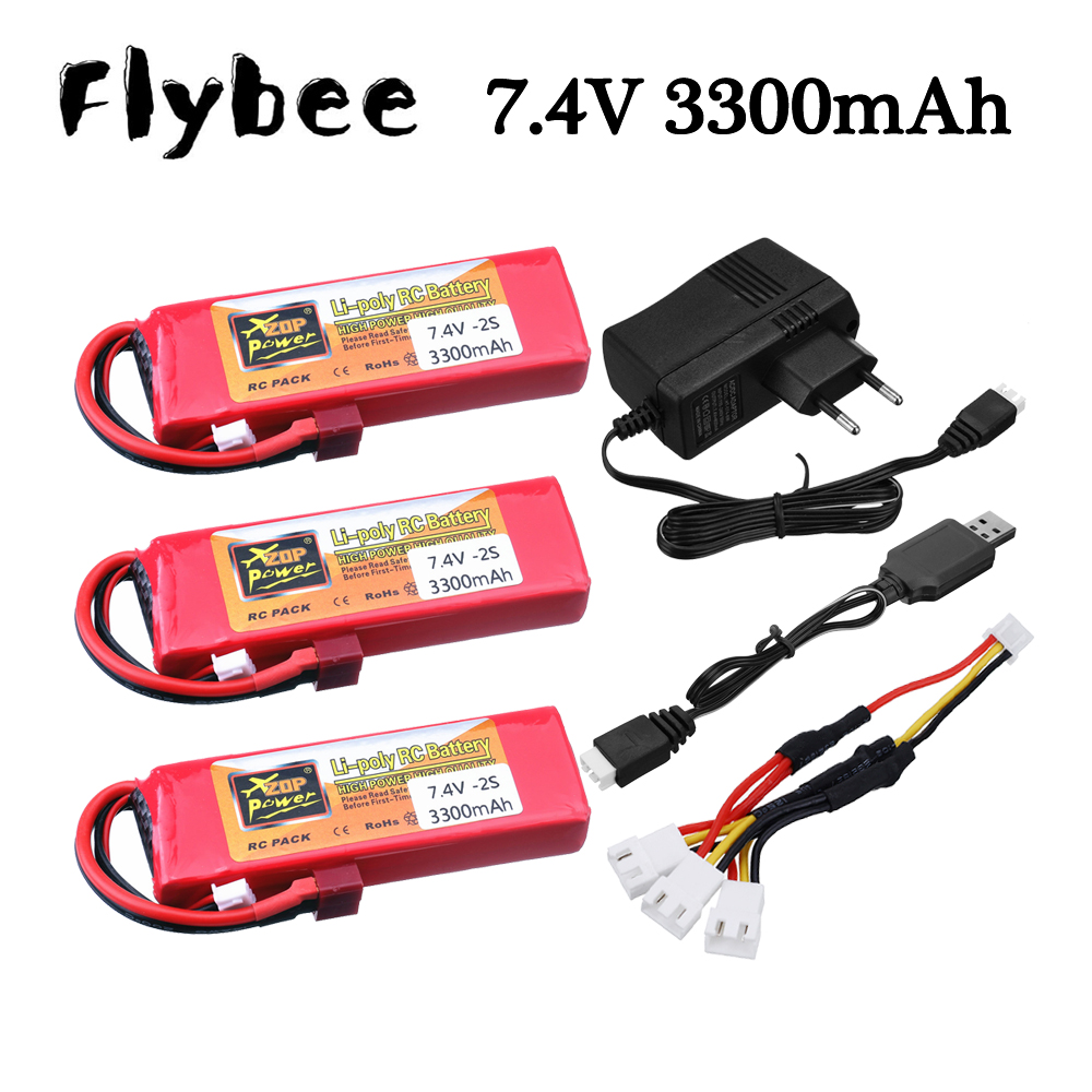 2S 7.4V 3300mAh Lipo Battery C - Rc Hobby Hub ulasan dan harga